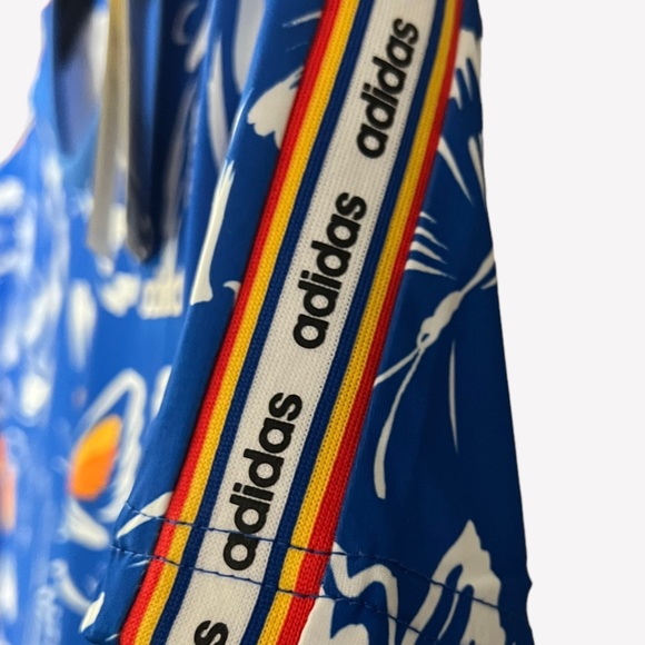 ADIDAS FARM RIO BUTTERFLY ROYAL BLUE THREE STRIPE ROYAL BLUE DRESS RAINBOW PRIDE - Picture 7 of 11